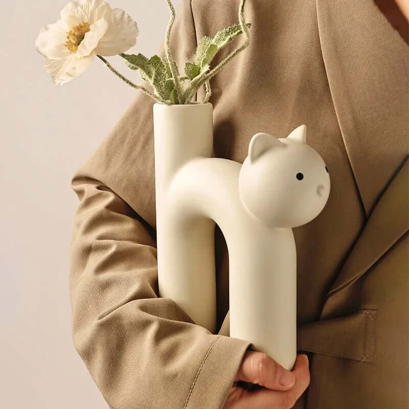 Meowsterpiece Vase